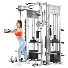 Frame type free squatting gantry fitness smith machine